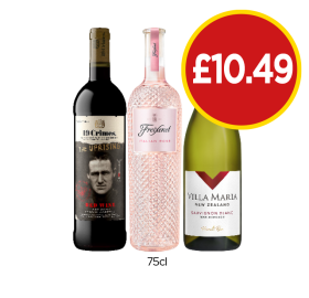 19 Crimes, Freixenet Italian Rose, Villa Maria Sauvignon Blanc - Now Only £10.49 at Budgens
