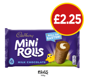 Cadbury Mini Rolls - Now Only £2.25 at Budgens