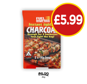 Fuel Express Charcoal - Now Only £5.99 at Budgens