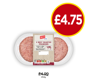 Jack's Beef Quarter Pounders - Now Only £4.75 at Budgens
