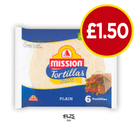 Mission Tortillas Plain - Now Only £1.50 at Budgens
