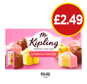 Mr Kipling French Fancies - Now Only £2.49 at Budgens