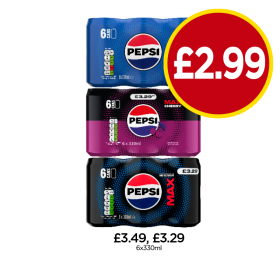 Pepsi, Max, Cherry - Now Only £2.99 at Budgens