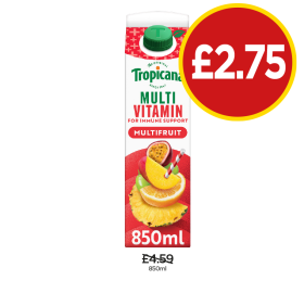 Tropicana Multi Vitamin - Now Only £2.75 at Budgens