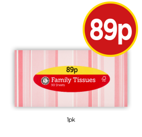 Family Tissues - Now Only 89p at Budgens
