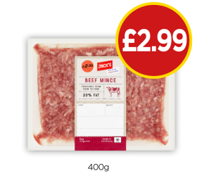 Jack's Beef Mince - Now Only £2.99 at Budgens