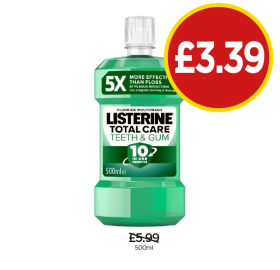 Listerine Mouthwash - Now Only £3.39 at Budgens
