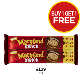 Maryland S'wich - Buy 1 Get 1 FREE at Budgens