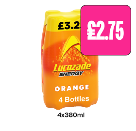 Lucozade Orange - Now Only £2.75 at Budgens