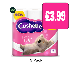 Cushelle Simply Soft - Now Only £3.99 at Budgens