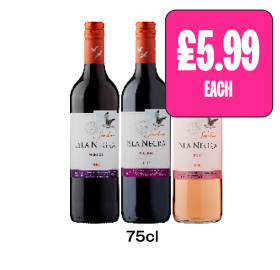Isla Negra Merlot, Malbec, Rose - Now Only £5.99 at Budgens