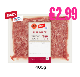 Jack's Beef Mince - Now Only £2.99 at Budgens