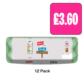 Jack's Large Eggs - Now Only £3.60 at Budgens