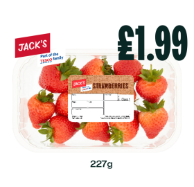 Jack's Strawberries - Now Only £1.99 at Budgens