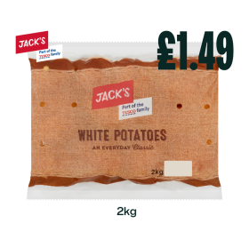 Jack's White Potatoes - Now Only £1.49 at Budgens