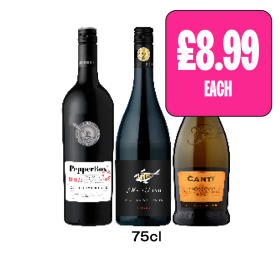 Pepper Box, Mad Fish, Canti Prosecco - Now Only £8.99 at Budgens