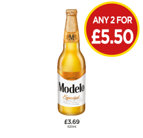 Modelo - Any 2 for £5.50 at Budgens