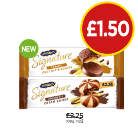 McVities Signature Rounds, Caramel - Now Only £1.50 at Budgens