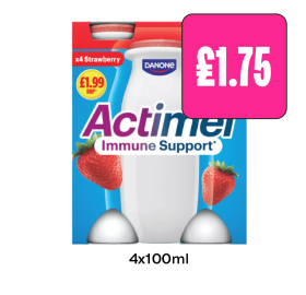 Actimel Strawberry - Now Only £1.75 at Budgens