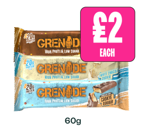 Grenade Fudged Up, White Chocolate Cookie, Cookie Dough - Now Only £2 at Budgens