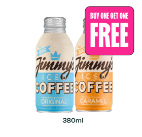 Jimmy's Iced Coffee Original, Caramel - Buy One Get One FREE at Budgens