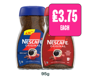 Nescafe, Decaf - Now Only £3.75 at Budgens