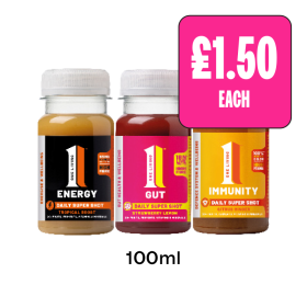One Living Energy, Gut, Immunity - Now Only £1.50 at Budgens