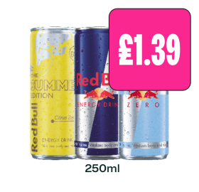 Red Bull, Zero, Summer Edition - Now Only £1.39 at Budgens