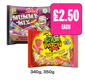 Swizzels Mummy Mix, Sour Patch Kids - Now Only £2.50 at Budgens