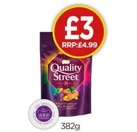 Quality Street Pouch - RRP £4.99, Now 33 at Budgens