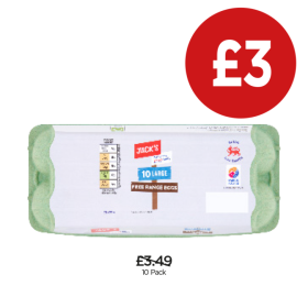 Jack's Large Eggs - Now Only £3 at Budgens