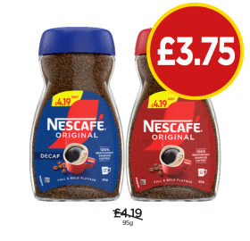 Nescafe, Decaf - Now Only £3.75 at Budgens