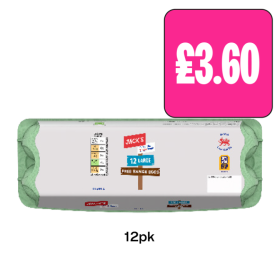 Jack's Eggs - Now Only £3.60 at Budgens