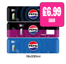 Pepsi, Max, Cherry - Now Only £6.99 at Budgens