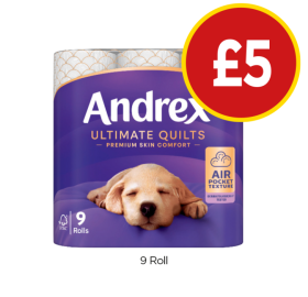 Andrex Ultimate Quilts - Now Only £5 at Budgens