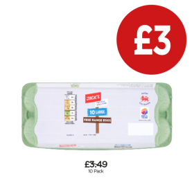 Jack's Large Eggs - Now Only £3 at Budgens