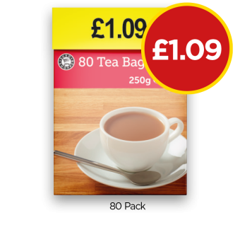 Tea Bags - Now Only £1.09 at Budgens