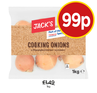 Jack's Cooking Onions - Now Only 99p at Budgens