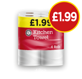 Kitchen Towel - Now Only £1.99 at Budgens