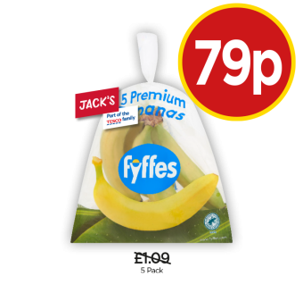 Fyffes Bananas - Now Only 79p at Budgens