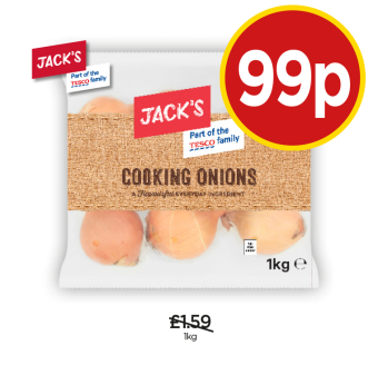 Jack's Cooking Onions - Now Only 99p at Budgens