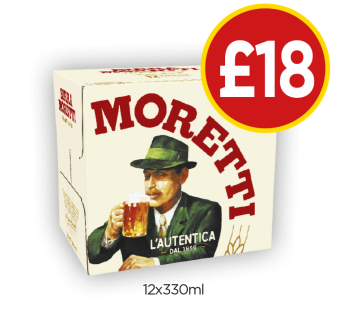Moretti - Now Only £18 at Budgens