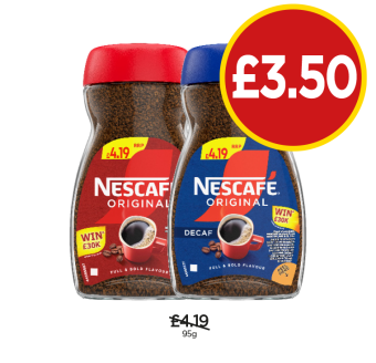 Nescafe, Decaf - Now Only £3.50 at Budgens