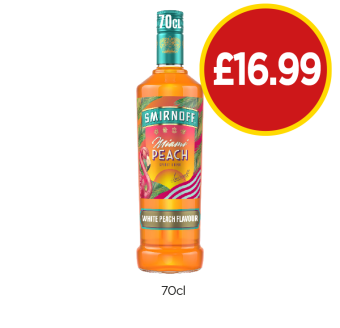 Smirnoff Miami Peach - Now Only £16.99 at Budgens
