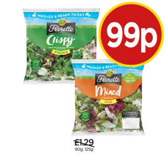Florette Crispy Strong, Mixed Mild - Now Only 99p at Budgens