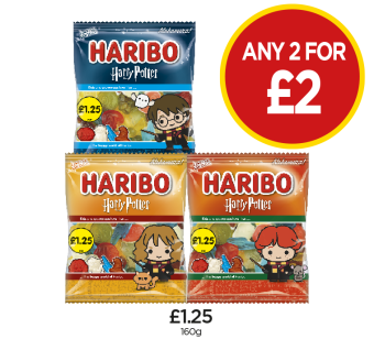 Haribo Harry Potter - Any 2 for £2 at Budgens