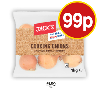 Jack's Cooking Onions - Now Only 99p at Budgens