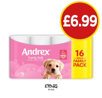 Andrex Family Soft - Now Only £6.99 at Budgens