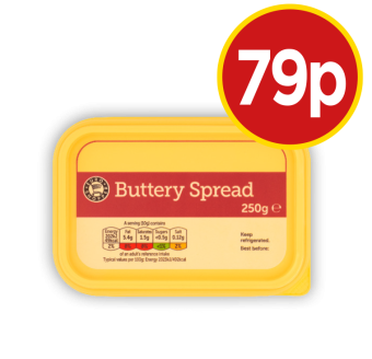 Buttery Spread - Now Only 79p at Budgens