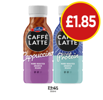 Caffe Latte Cappuccino, High Protein - Now Only £1.85 at Budgens